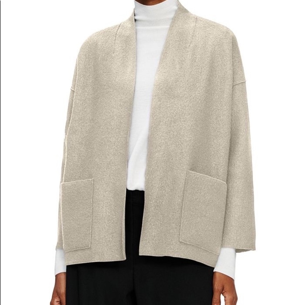 Eileen Fisher wool jacket / cardigan - system
